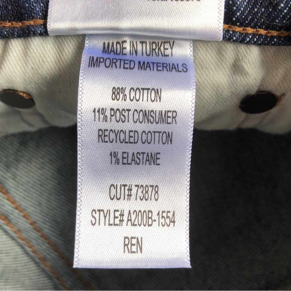 Agolde Ren Jeans High Rise Wide Leg A200B-1554 Comfort Stretch - Picture 13 of 16